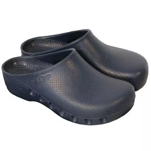 Dark blue unperforated surgical clogs Mediplog for 43.72 in