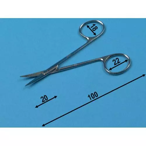 Iridectomy scissors curves Holtex