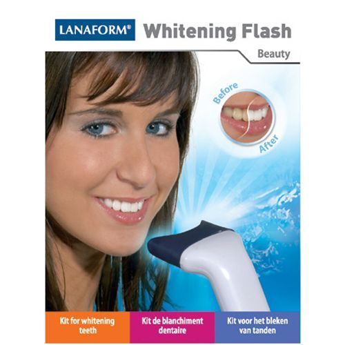 Teeth Whitening Kit WHITENING FLASH Lanaform LA13090100 for £38.94