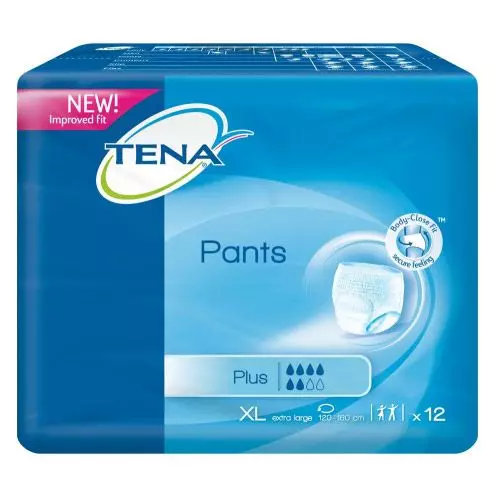 TENA Pants Plus Extra Large Pack of 12