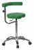 Ecopostural swivel stool with chromium-plated base Ecopostural S5643