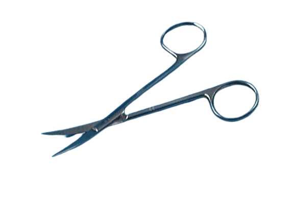 Gum scissors, curves, 11, 5 cm holtex