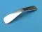 Tongue depressor, stainless steel, angled, 135°, adult, length 16 cm