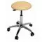 Ecopostural swivel stool with chromium-plated base Ecopostural S4610