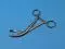 Verbrugge forceps, gripper , jagged jaws, angled, 15 cm holtex