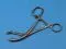 Forceps Verbrugge, gearbox, sharp jaws, angled, 15 cm Hotlex