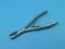 Gouge forceps, single joint, right, 20 cm, 8 mm jaw Holtex