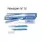 Sterile disposable scalpels LCH Nessipen N12 box of 10