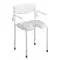 Shower Chair with Back Rest and Armrests Alizé Invacare