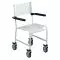 Revato Invacare shower chair with white soft base