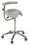 Ecopostural DERBY stool with chromium-plated base and backrest Ecopostural S5673