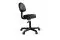 Revolving Classic Stool with Backrest in Black Mediprem