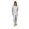Women's Medical Tunic Taffa white with yellow piping Mulliez