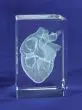 MEDart™ Glass Block Heart MAG13G