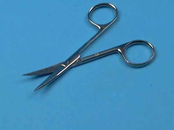 Sharp scissors, curves, 11.5 cm Holtex