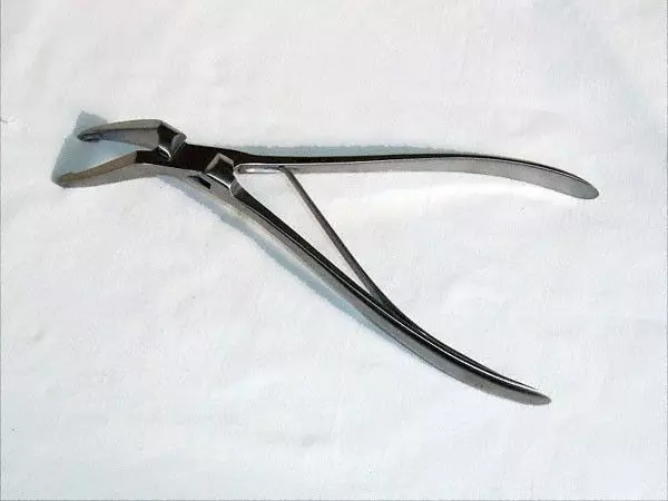 Gouge forceps Clovis Vincent, snipe, 24 cm, 6 mm jaw Holtex