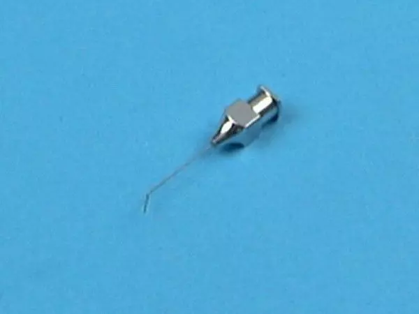 Rycroft cannula injection, air, angled, 0.3 mm Holtex