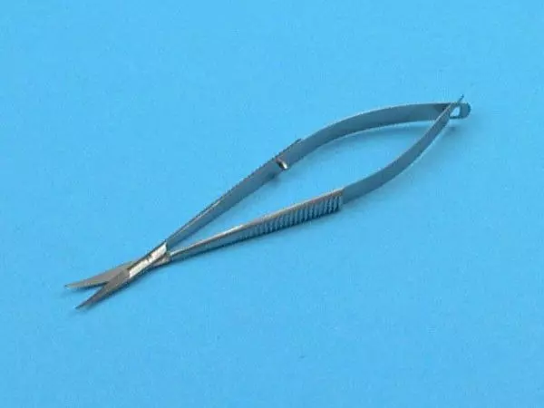 Castroviejo scissors, cornea, curves, foam, 10 cm Holtex