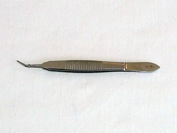Suture clip Tübingen, trays, 10 cm, curved, A / G Holtex