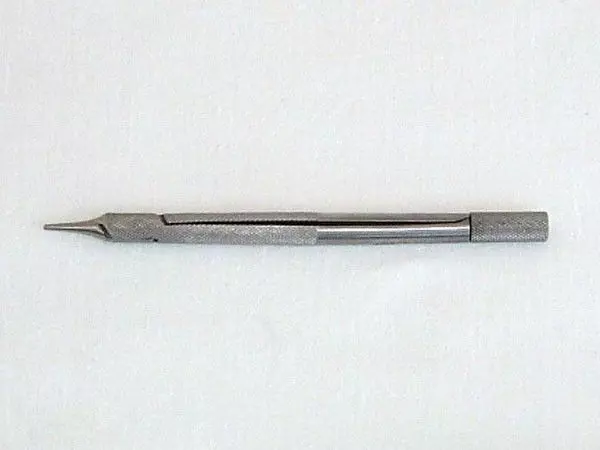 Blade holder Castroviejo, straight, 11 cm  Holtex