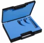 Miller Laryngoscope kit , 2 blades n°0,1+  handle Holtex