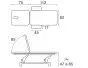 Hydraulic massage 2 plans with armrest Ecopostural C3750