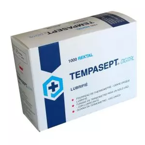 cover  for Electronic thermometer Tempasept, lubricated, box of 1000 pieces