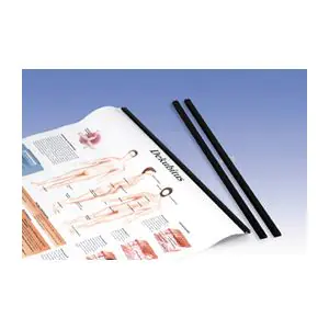 Rods for charts, black, pair, 98 cm VR999BL