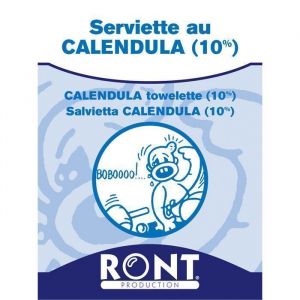 Calendula towelette Ront, 100 pieces pack