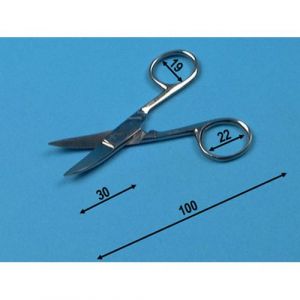 Nail scissors Curves Holtex 10 cm