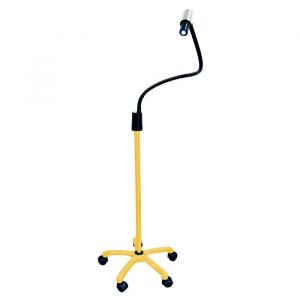 Examination lamp Lightec LED with a focus class 1 Promotal + support steel rolling