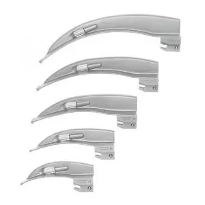 Curved blades Mac Intosh and Miller for Laryngoscope Riester Ri-Standard