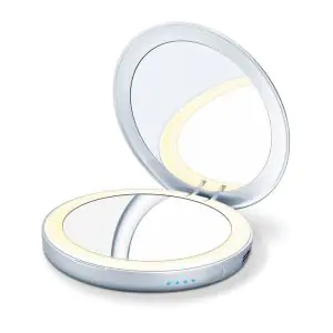 Beurer BS 39 illuminated cosmetics mirror with powerbank