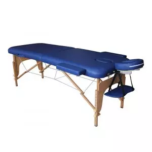 Folding Wood Massage Table in Blue EcoPro Mediprem