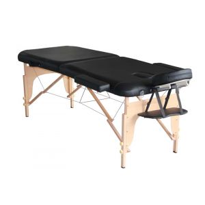  Mediprem Eco Pro Black Wooden Folding Massage Table