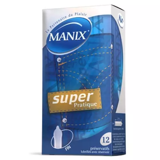 12 Condoms Manix Super