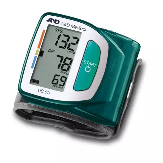 Digital Wrist Blood Pressure Monitor AND ultra compact IBH UB 511 Green 