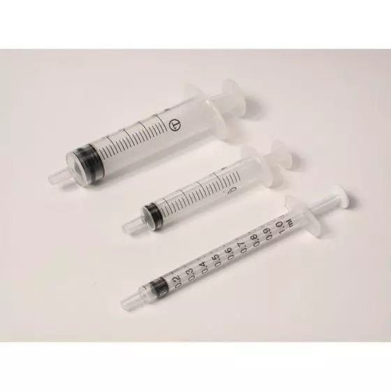 3-Part Syringes 20 ml Terumo eccentric box of 50