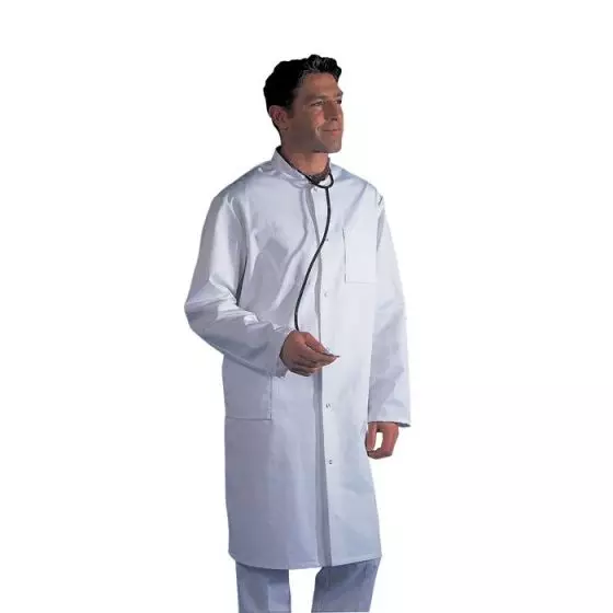 Medical coat with long sleeves, white Bukky Mulliez
