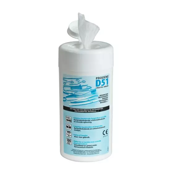 Disinfection wipes D51 Prodene