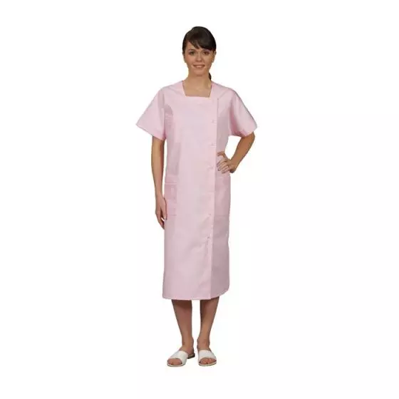 Woman's medical coat, pink siding Blepi Mulliez