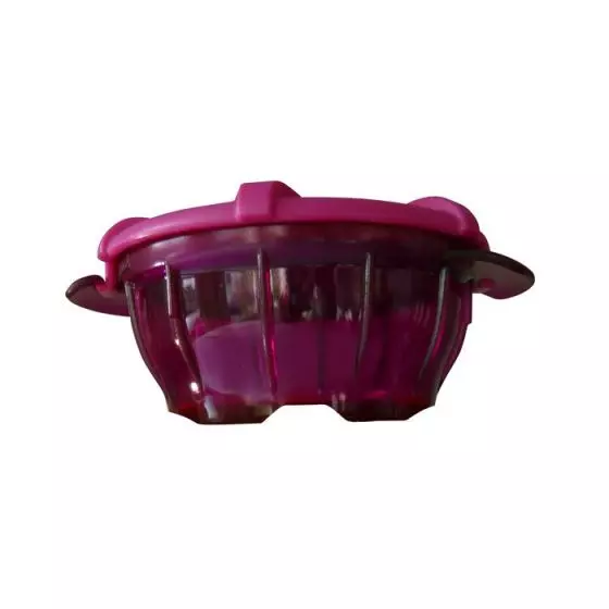 Polycarbonate bowl with lid thermodynamic cassis Holtex 