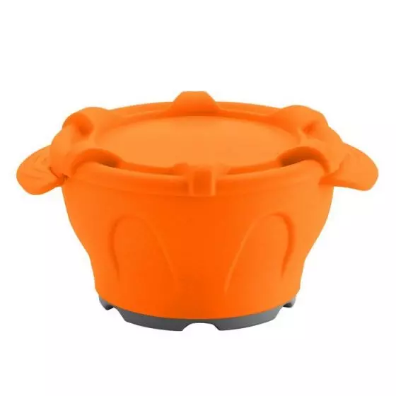 Thermodynamic bowl with lid orange Holtex