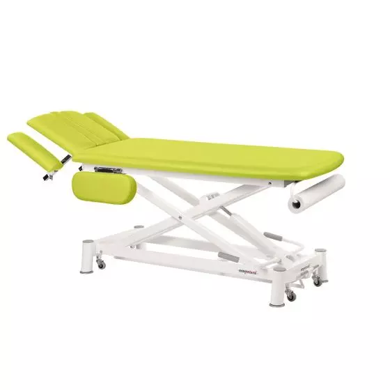 Hydraulic Massage Table in 2 parts with armrests Ecopostural C7744