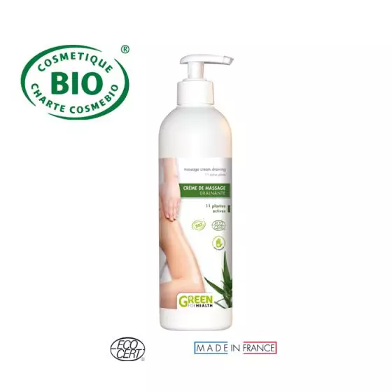 Draining Massage Cream 500 ml Bio Green For Health