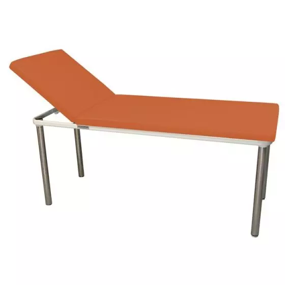 Examination couch fixed height Width 75 cm 1891 Promotal with roll holder