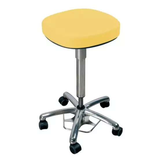 Stool with castors Promotal 923-22, foot control