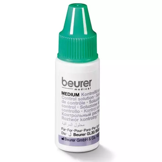 Beurer MEDIUM blood glucose control solution (medium measuring range) 