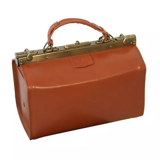 Retro leather briefcase Deboissy