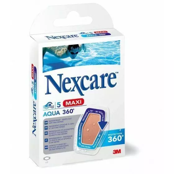 3M Nexcare Bandages Protect Aqua Maxi 360 Bote 5